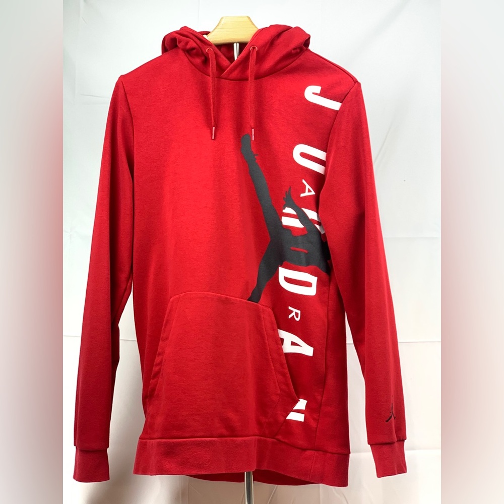 Jordan Jumpman Red and Black Men's Hoodie Pre-owned